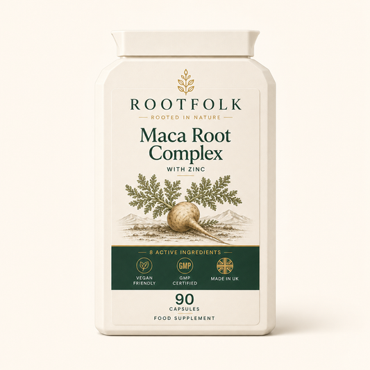 Rootfolk Maca Root Complex with Zinc product artwork